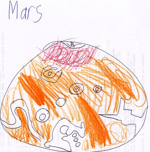 The planet Mars